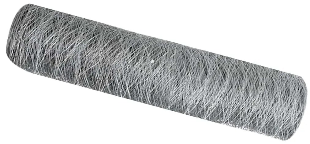 Cerca Hexagonal Prateado 10000 x 0.05 x 40 cm Aço galvanizado