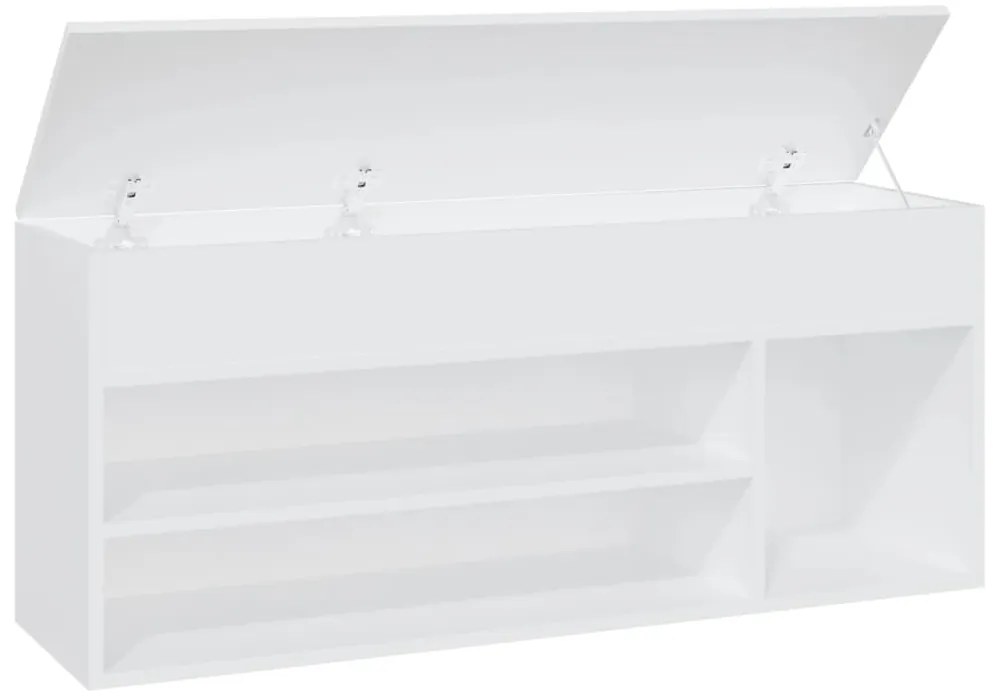 Banco sapateira 105x30x45 cm derivados de madeira branco
