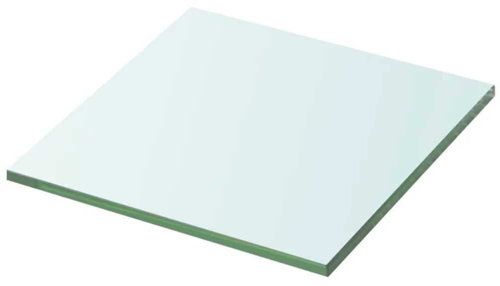 Prateleiras 2 pcs 30x30 cm vidro transparente