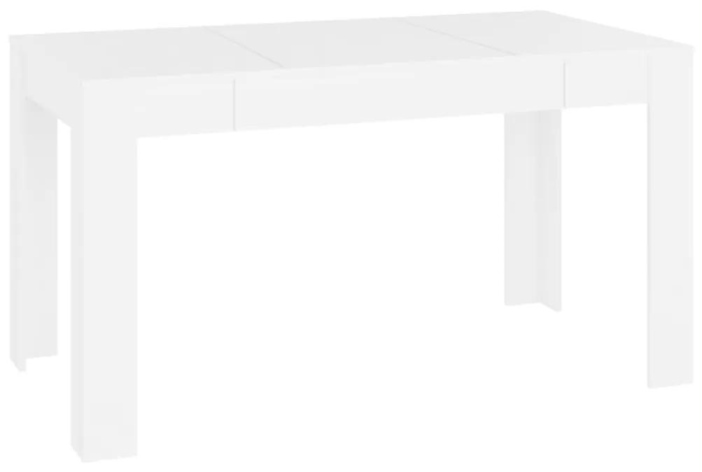 Mesa de Jantar Lunes de 140cm - Branco - Design Moderno