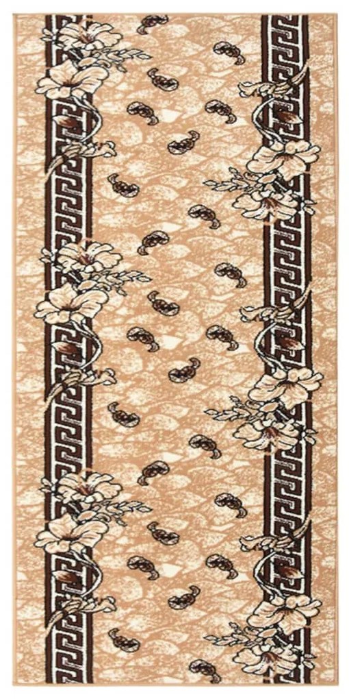 vidaXL Passadeira 100x200 cm polipropileno bege