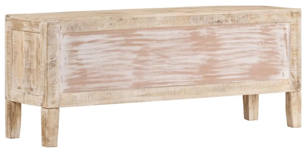 Móvel de TV 110x35x46 cm madeira de mangueira maciça