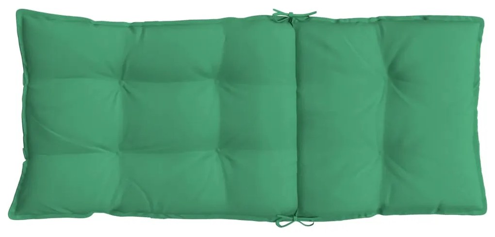 Almofadões p/ cadeira encosto alto 4 pcs tecido oxford verde
