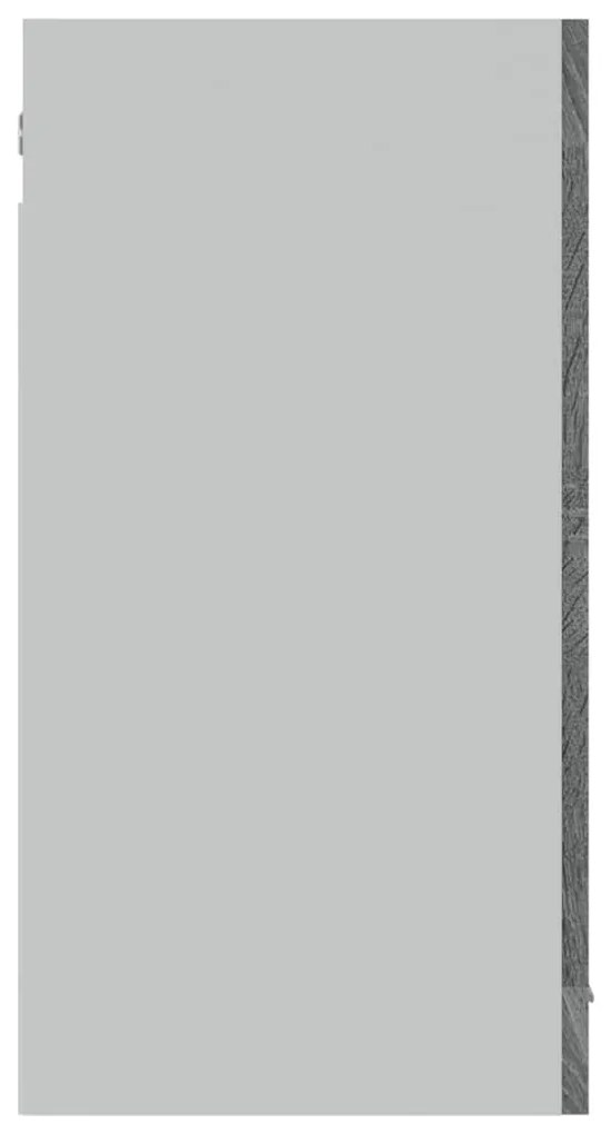 Armário de parede “Lyon” 80x31x60 cm cinzento sonoma