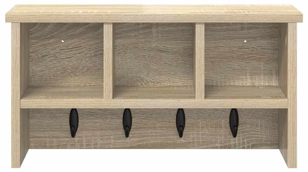 Cabideiro de Parede Carvalho sonoma 50 x 16 x 26 cm