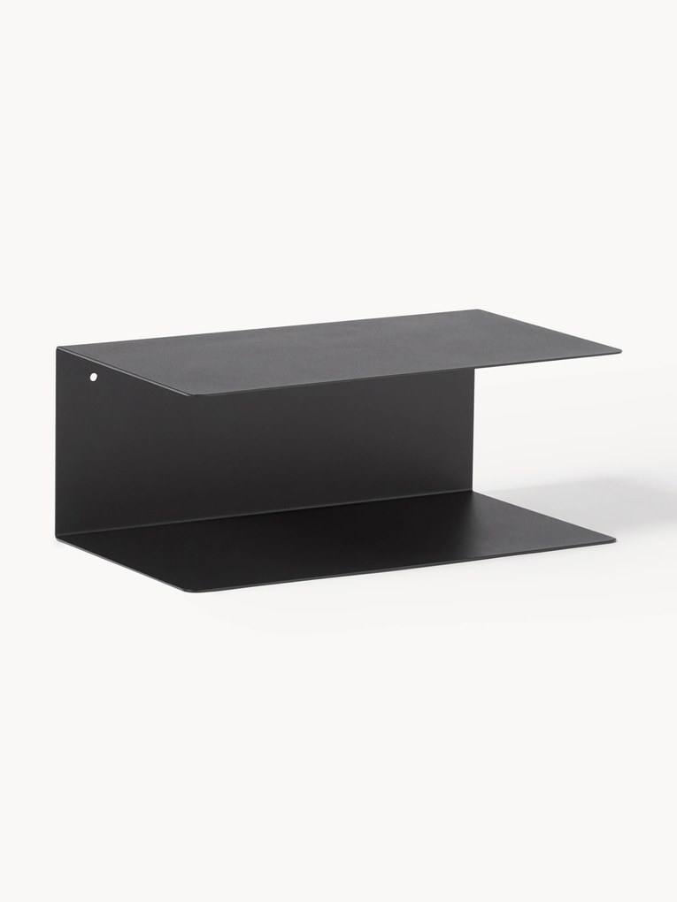 Mesa de cabeceira de parede em metal Neptun, conjunto de 2