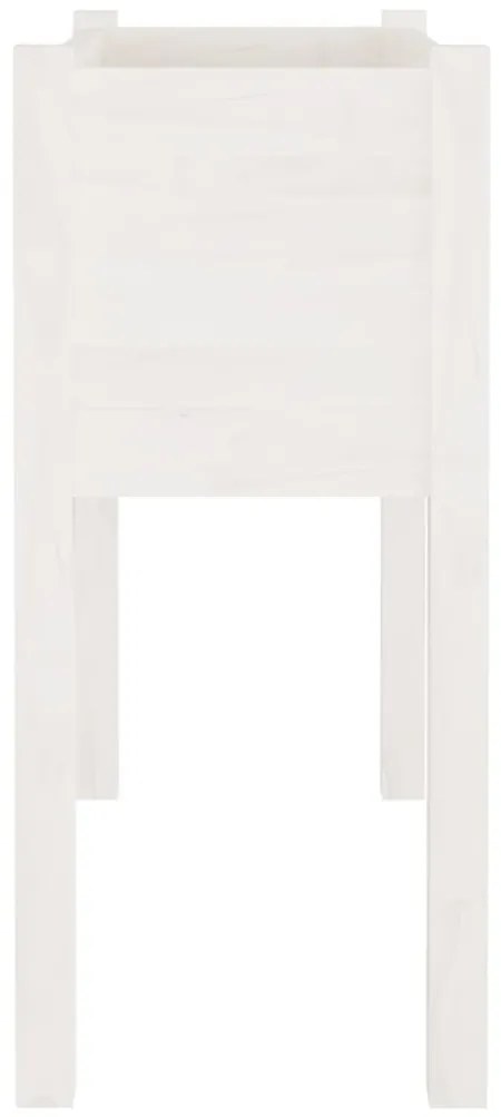 Vasos/floreiras de jardim 2 pcs 70x31x70 cm pinho maciço branco