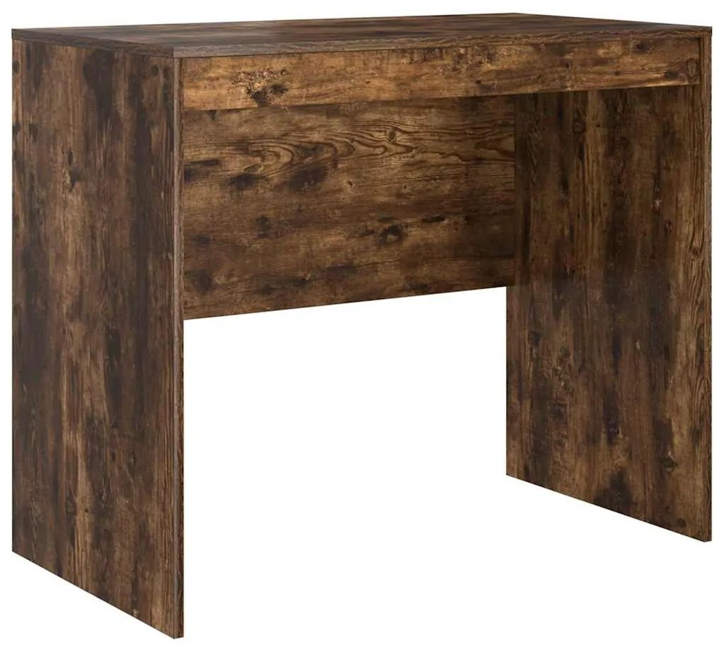 Mesa de Computador Carvalho Fumado Madeira Engenheirada