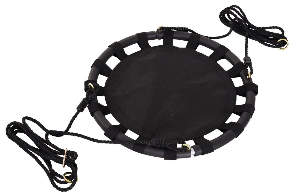 baloiço do  para crianças balanço do ninho da criança forma redonda do balanço da árvore carga 100kg Assento confortável Tecido Oxford Jardim ao ar livre