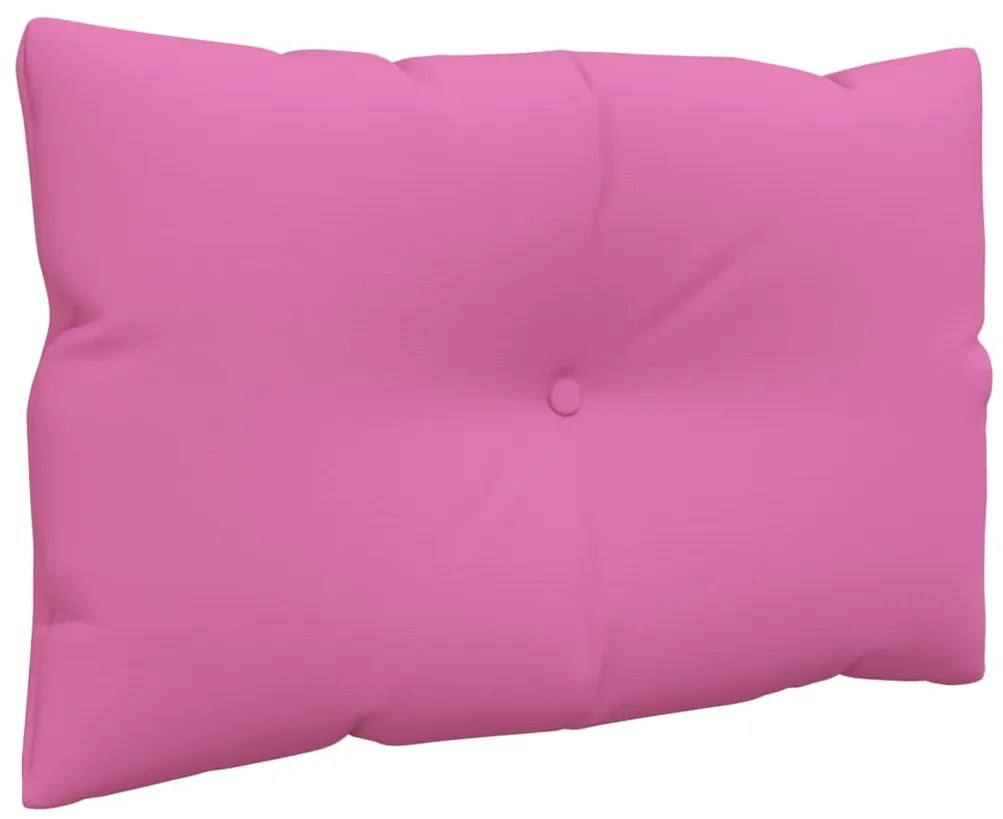 Almofadões p/ móveis de paletes 3 pcs tecido oxford rosa
