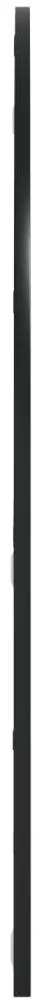 Espelho de parede arqueado 100x90 cm ferro preto