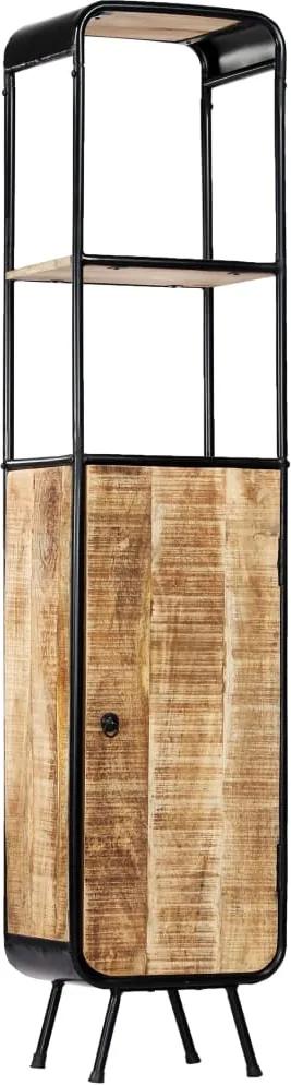 Armário alto 40x30x180 cm madeira de mangueira áspera maciça