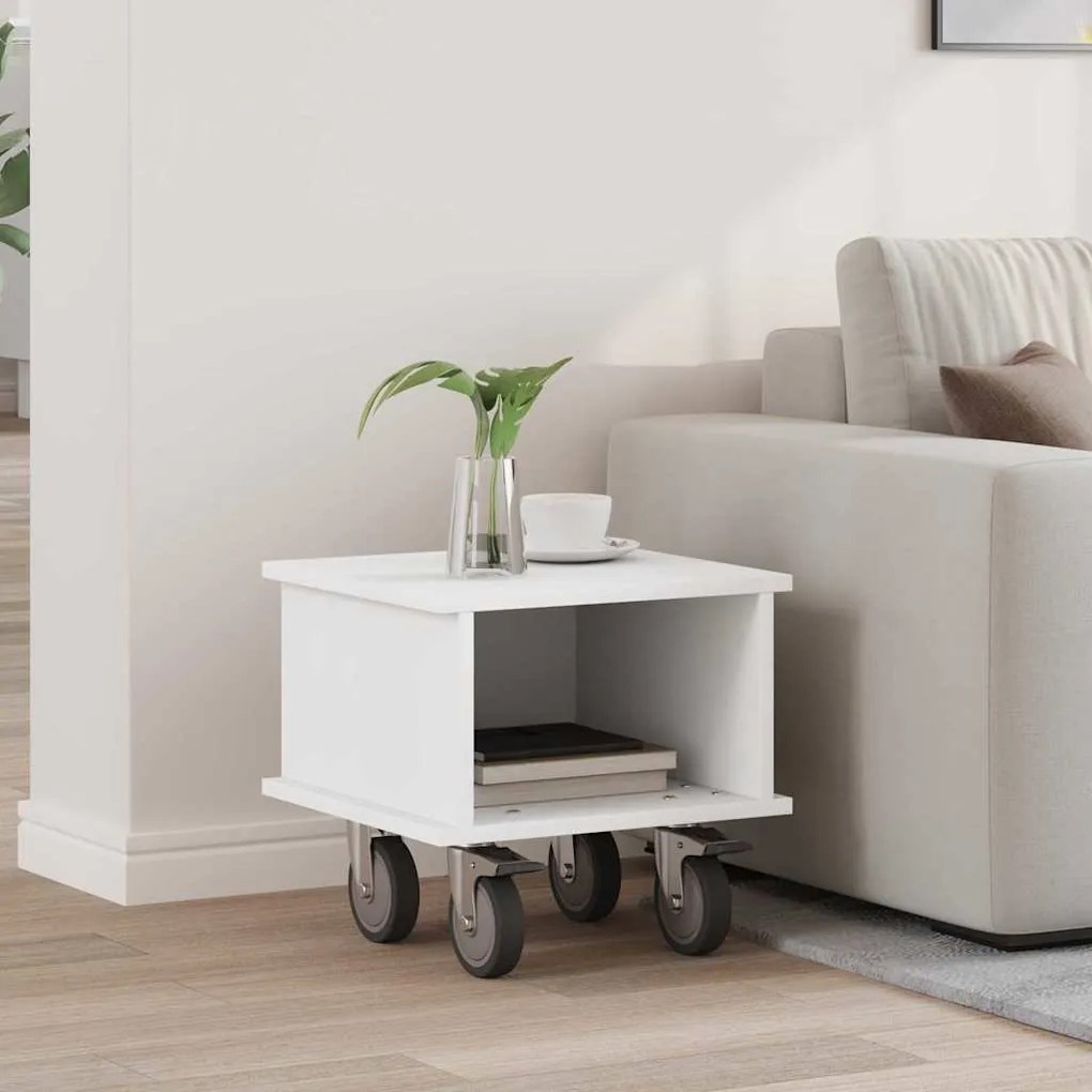 vidaXL Suporte para TV Branco 37 x 35 x 35 cm Madeira processada