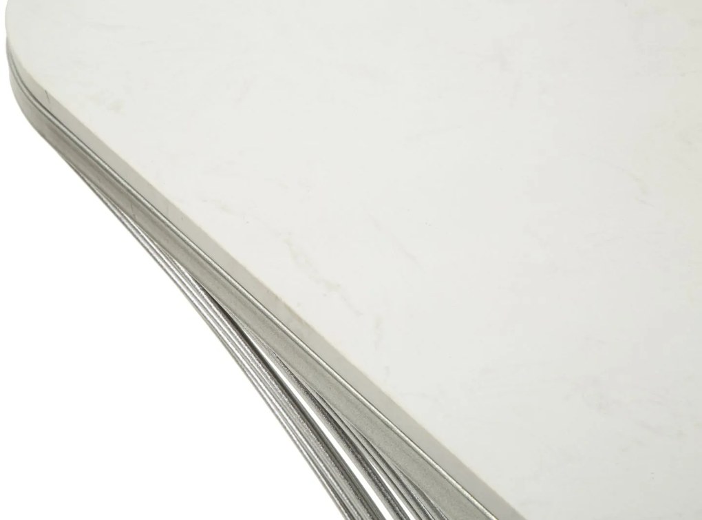 MESA DE CONSOLA 120X35X79 CM PRATEADA
