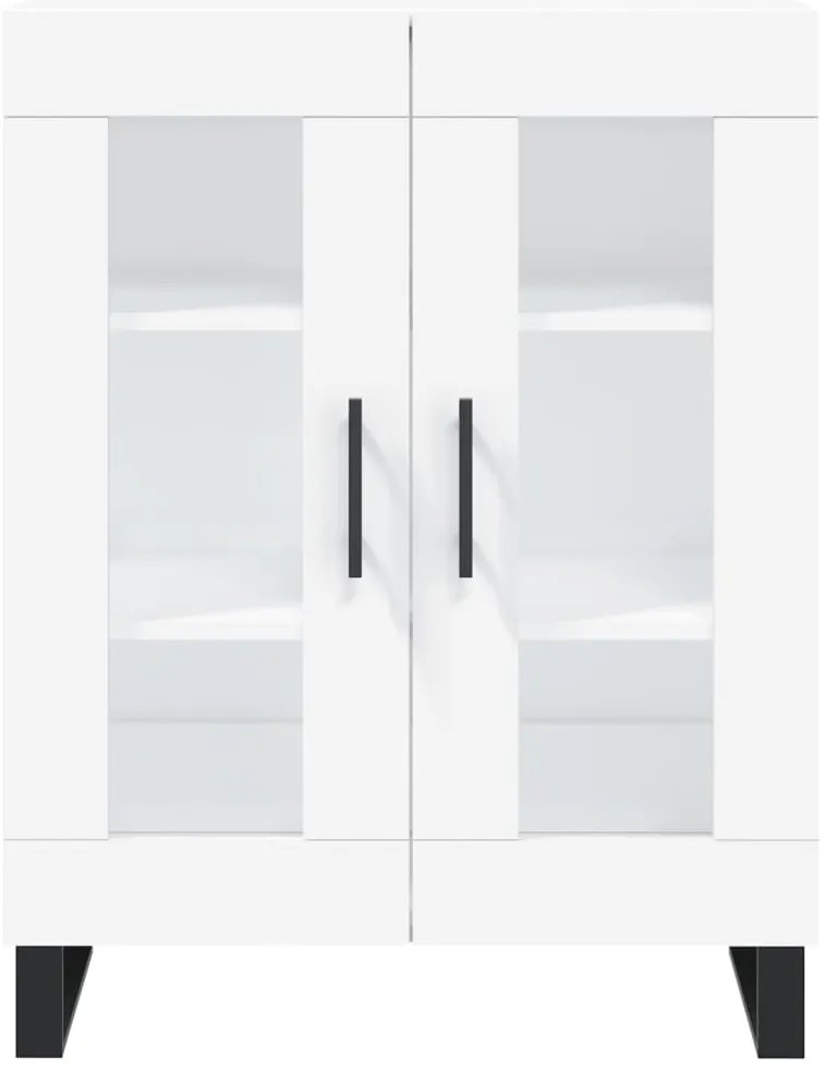 Armário alto 69,5x34x180 cm derivados de madeira branco