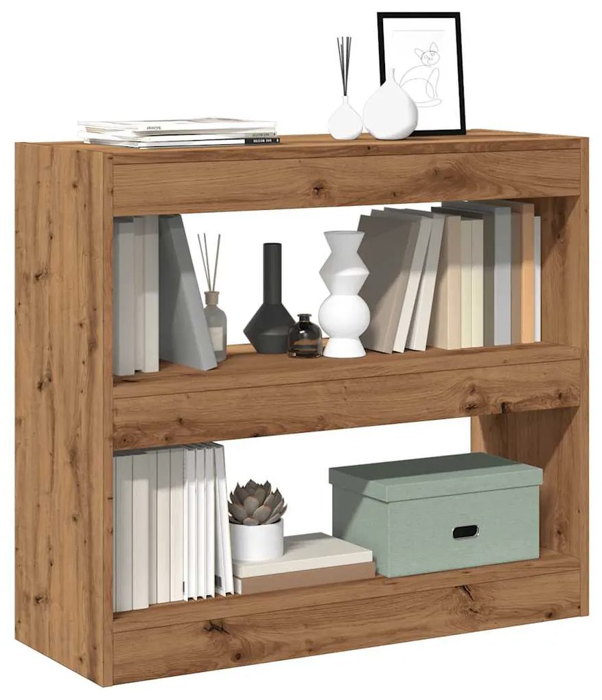 vidaXL Armário/divisória de quarto carvalho artesanal 80x30x72 cm