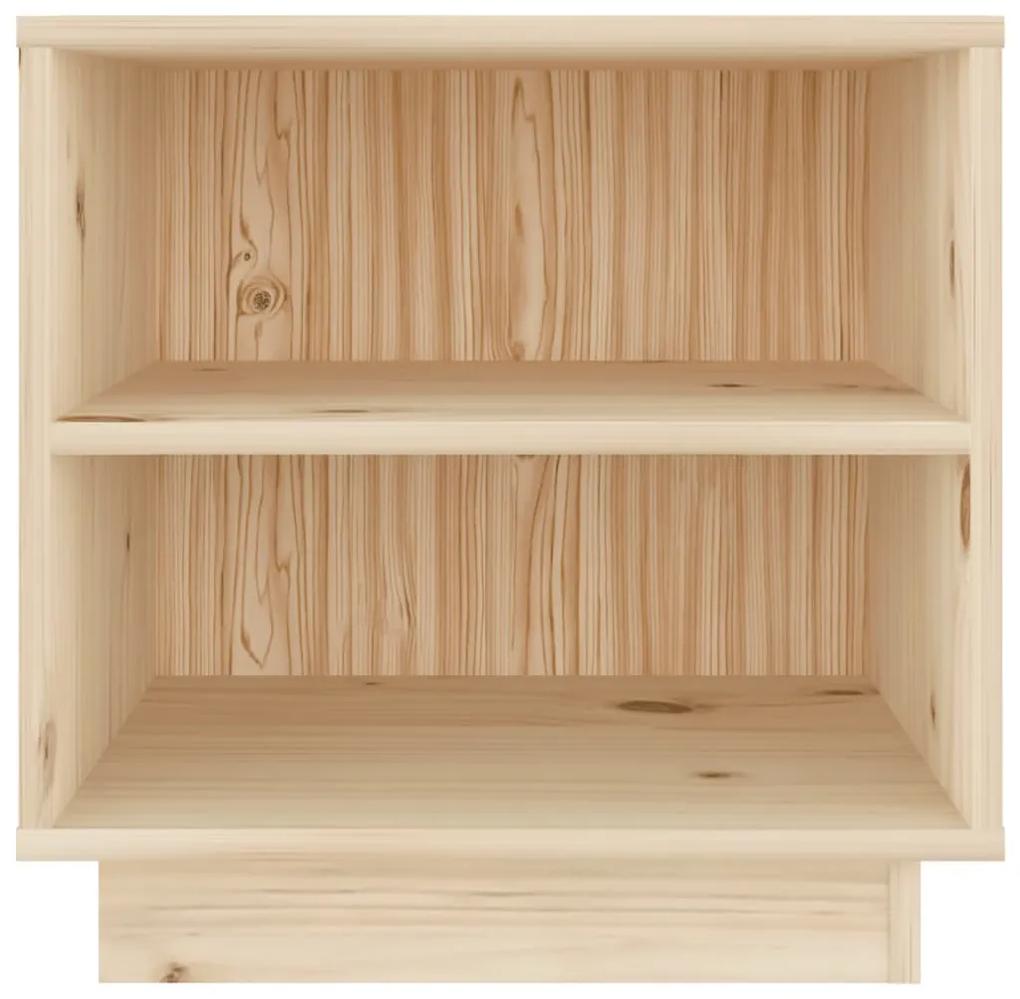 Mesa de cabeceira 40x34x40 cm madeira de pinho maciça