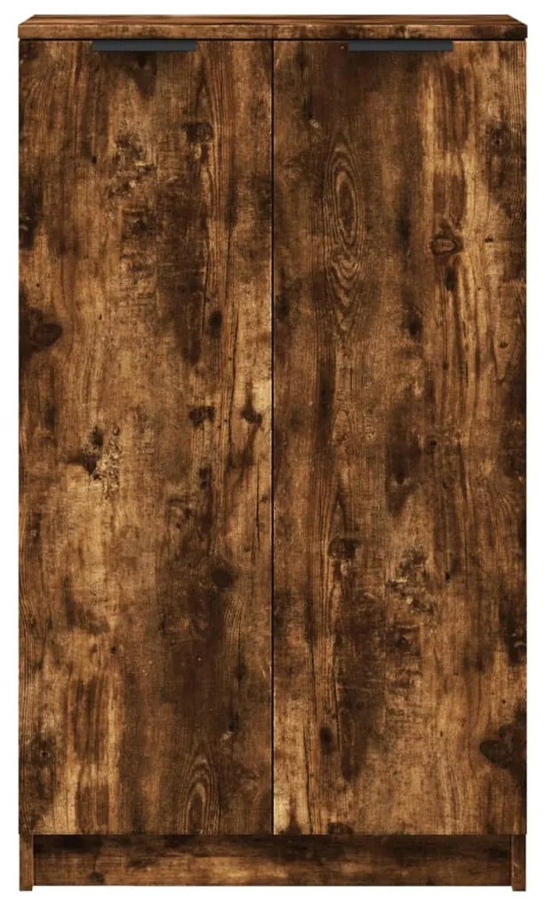 Sapateira 59x35x100 cm derivados de madeira carvalho fumado