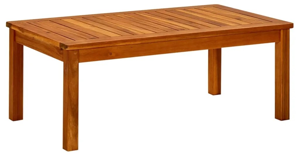 Mesa de centro p/ jardim 90x50x36 cm madeira de acácia maciça