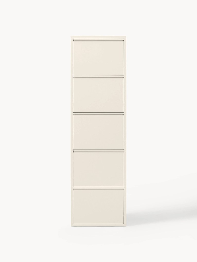 Sapateira de parede com prateleiras rebatíveis Caruso