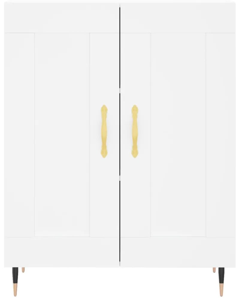 Armário alto 69,5x34x180 cm derivados de madeira branco