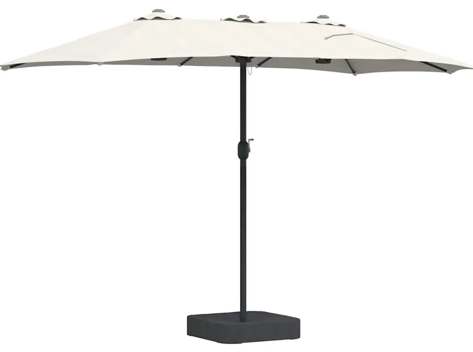 Guarda-sol de Jardim Areia 385 x 209 x 244 cm tecido