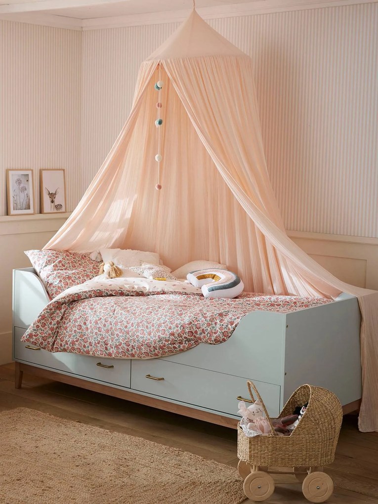 Cama para criança, Sixties verde claro liso