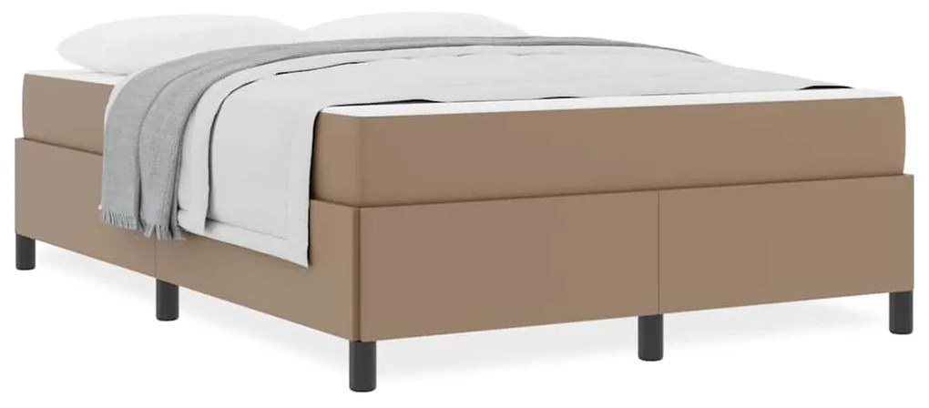 Estrutura de cama com colchão Cappuccino 140 x 190 cm