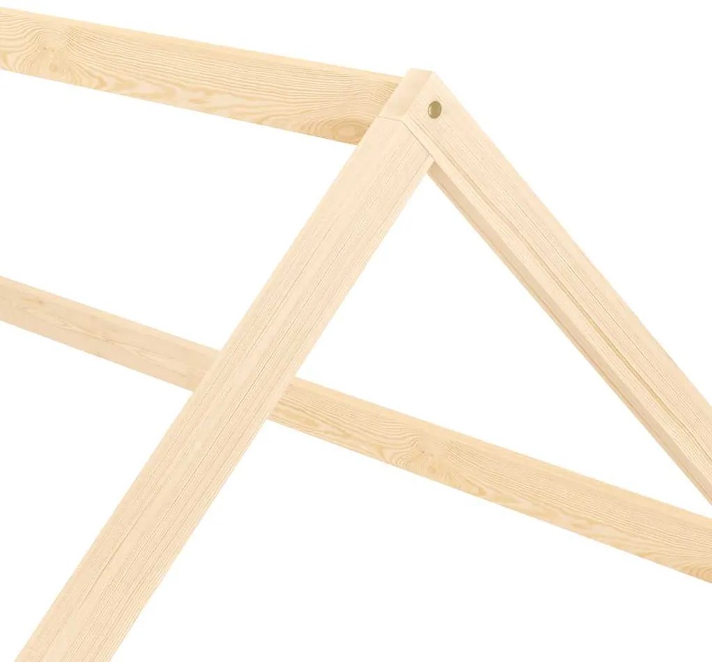Estrutura de cama para crianças 90x200 cm pinho maciço