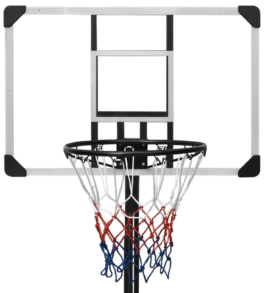 Tabela de basquetebol 235-305 cm policarbonato transparente