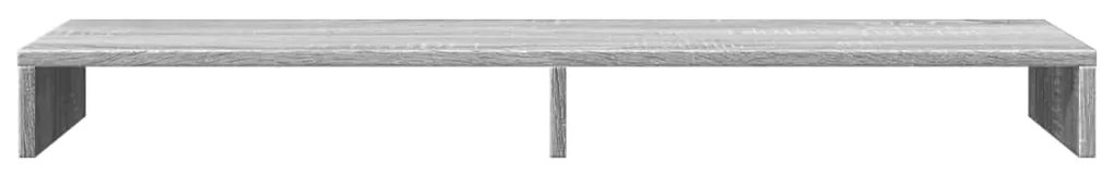 Suporte monitor 100x27x10 cm derivados madeira cinzento sonoma