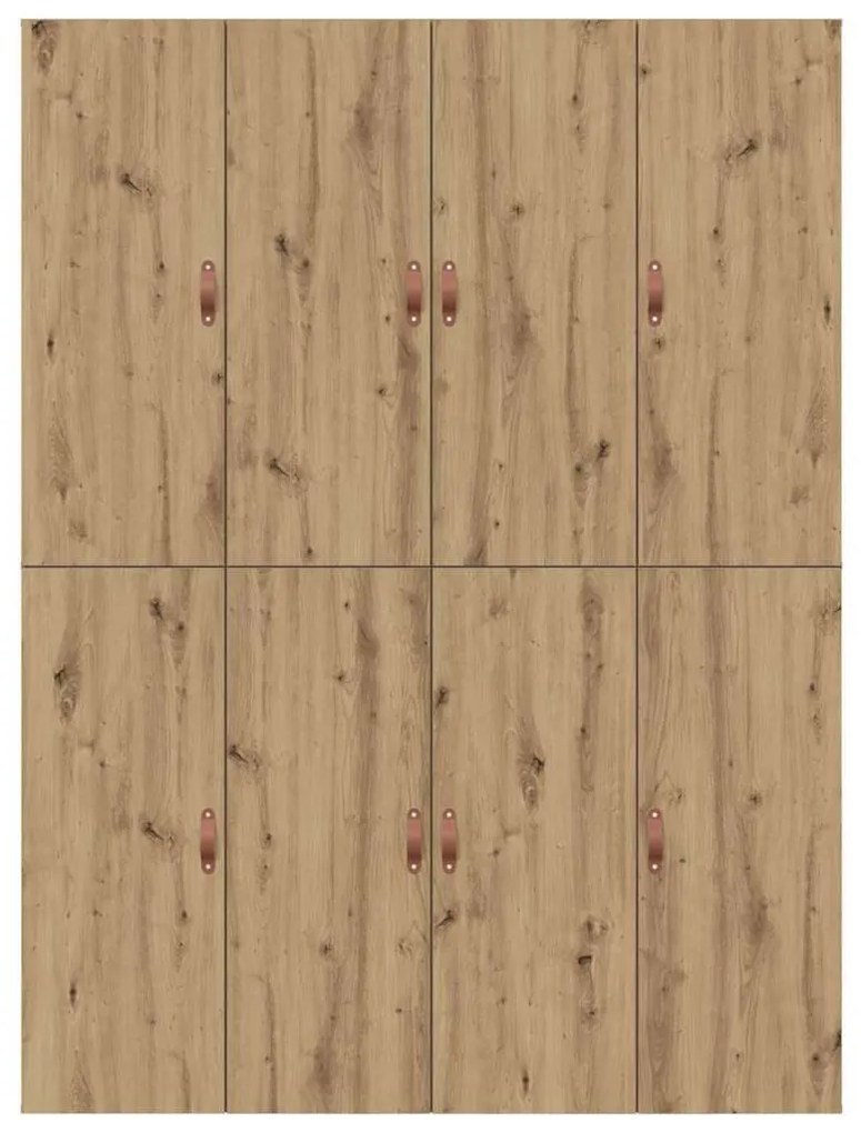 Cama com Armazenamento Carvalho Artisan 135x190 cm
