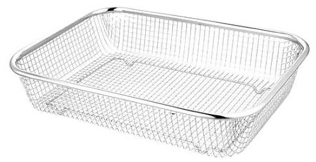 Escorredor Saladas Inox 29X21.5X6.5cm