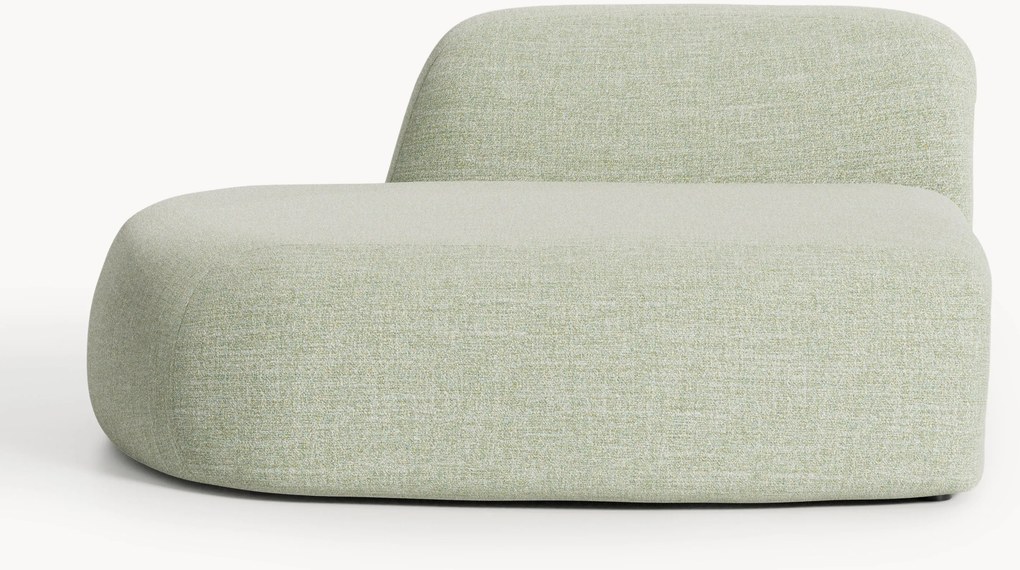 Módulo de chaise longue em bouclé Wolke