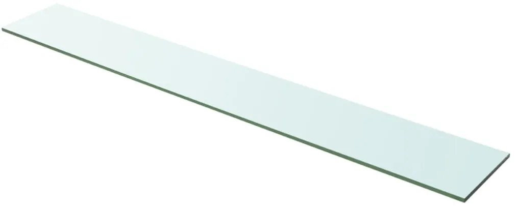 vidaXL Prateleira de vidro 100x15 cm transparente