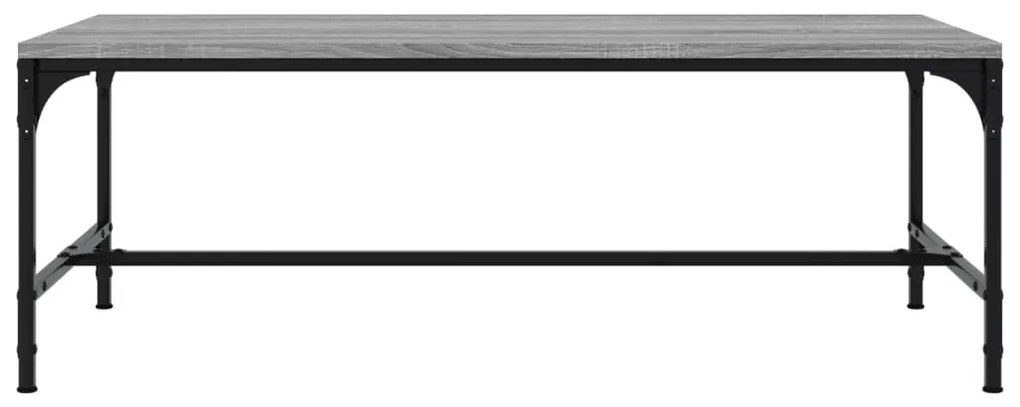 Mesa de centro 100x50x35 cm derivados de madeira cinza sonoma