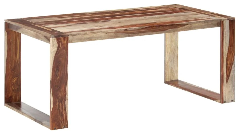 Mesa de jantar 180x90x76 cm madeira maciça