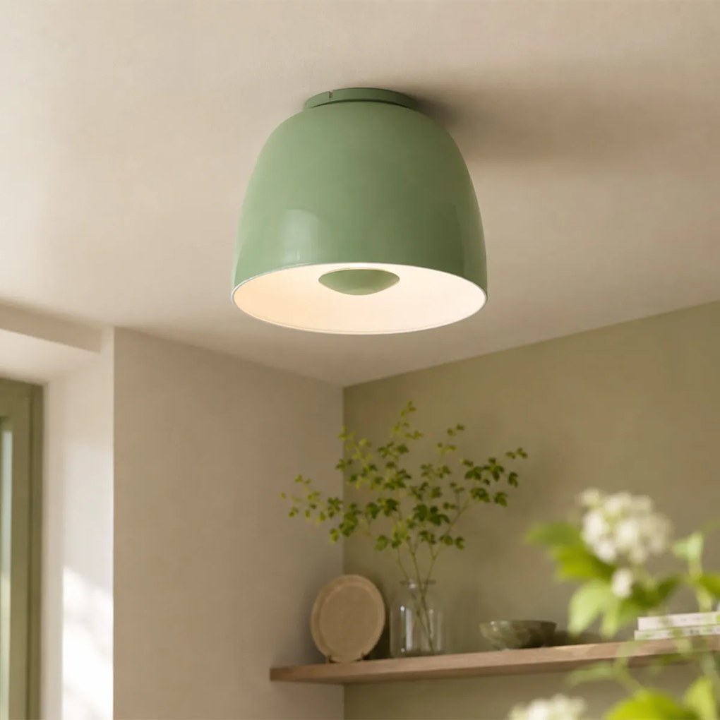 Plafond Retro Verde com Interior Branco - Vera