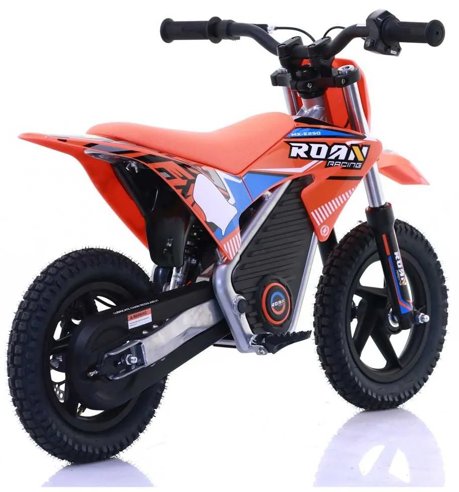 Mini moto elétrica para crianças Minicross electrica 250W 12/12"  Warrior MX-E250 Laranja