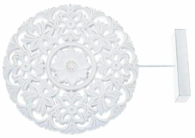 Figura Decorativa DKD Home Decor Madeira Branco (30 x 6 x 40 cm)
