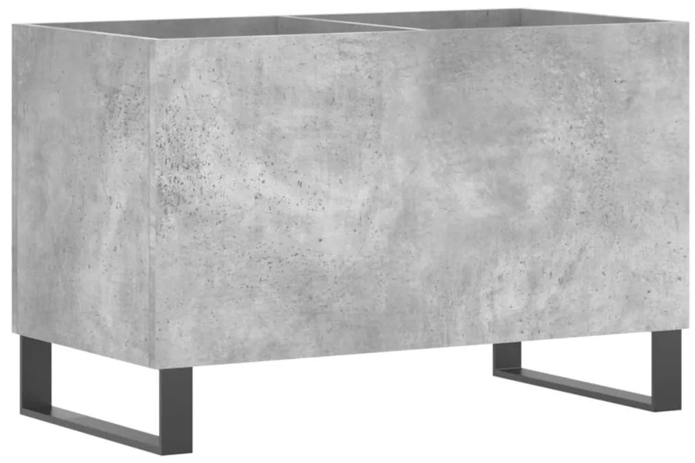 Armário p/ discos 74,5x38x48 cm derivados madeira cinza-cimento