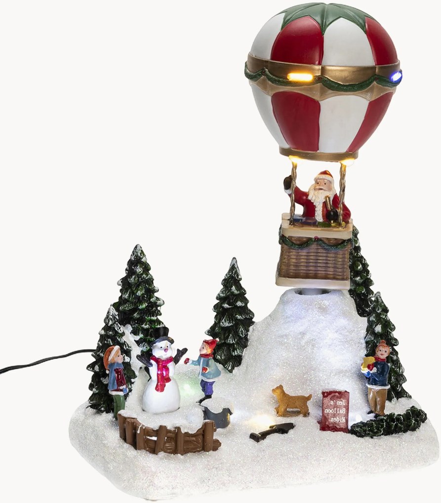 Decoração de Natal LED Hot-air Balloon