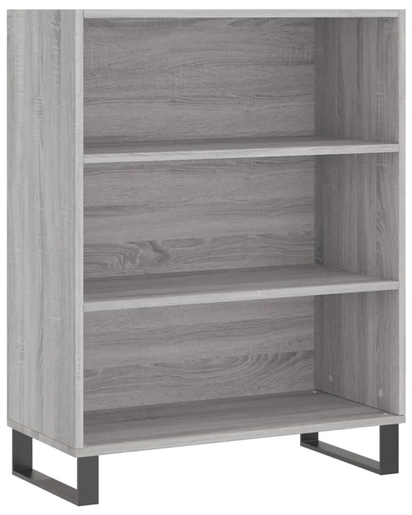 Armário alto 69,5x34x180 cm derivados de madeira sonoma cinza