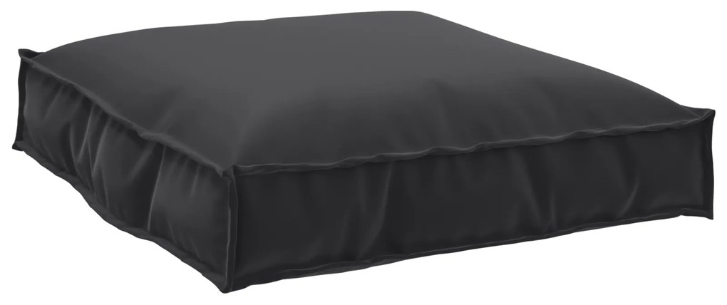 vidaXL Almofada de palete para assento Preto 70 x 70 x 12 cm