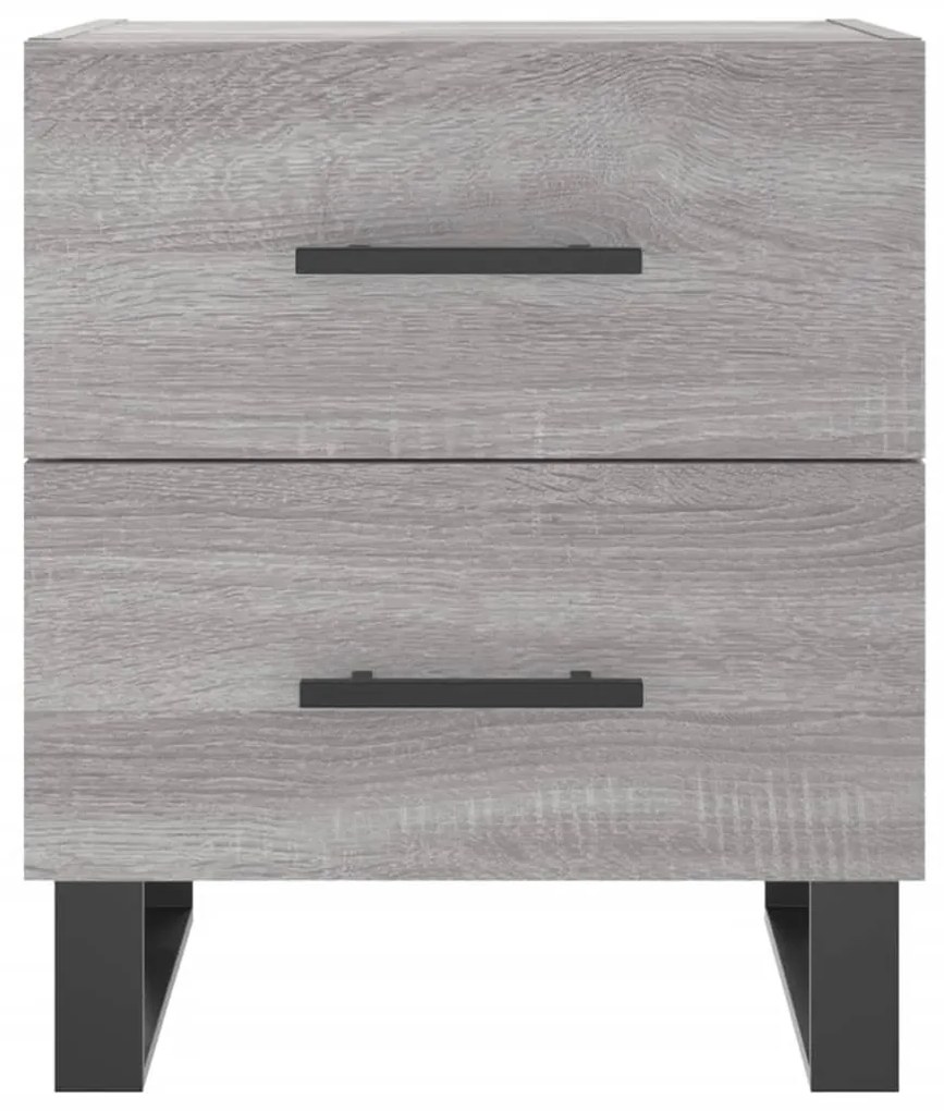Mesa cabeceira 40x35x47,5 cm derivados madeira sonoma cinza