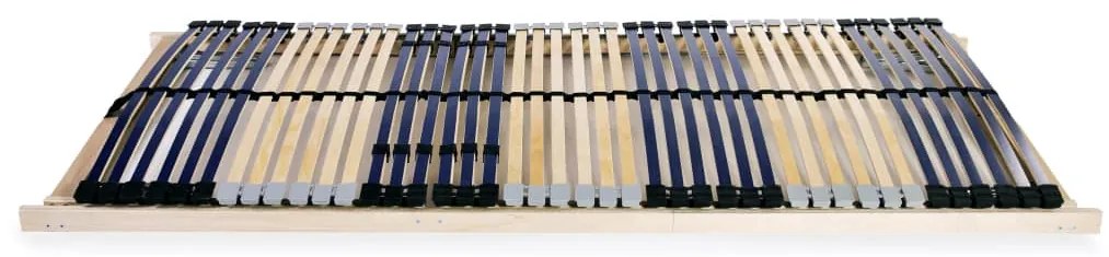 Estrados de ripas 2 pcs com 42 ripas 7 zonas 80x200 cm