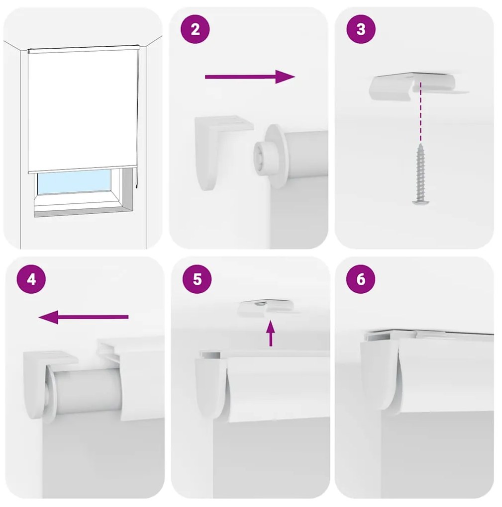 Rolo de Duche Estores cassete 150x240 cm Largura Tecido 146 cm