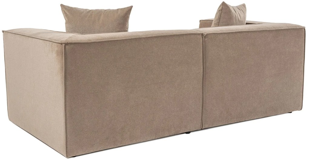 Sofá de 2 Lugares Sora – Cappuccino – 190 cm x 65 cm x 95 cm