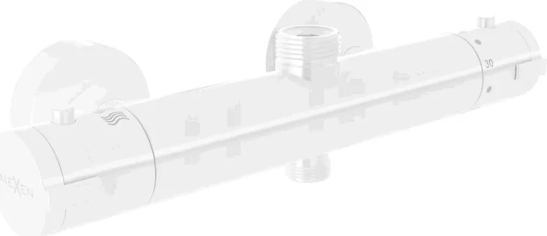 Mexen Kai torneira termostática para duche, branca - 77150-20