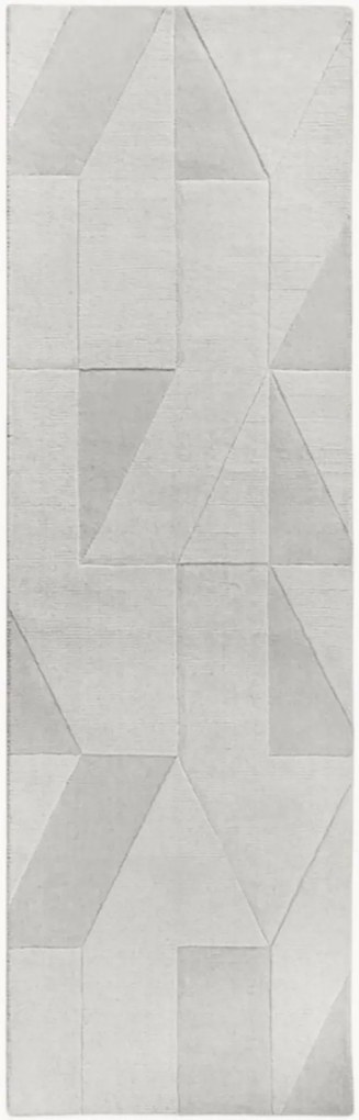 Passadeira em lã com relevo Ursule